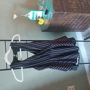 See you Monday pinstriped jumper